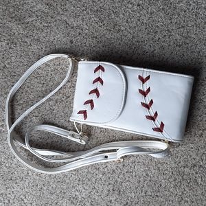 Charming Charlie Baseball Crossbody